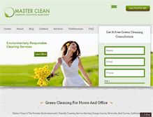 Tablet Screenshot of cleaningjanitorialservice.com